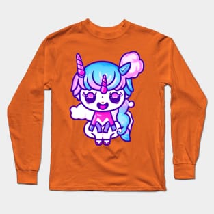 A CUTE KAWAI Unicorn Long Sleeve T-Shirt